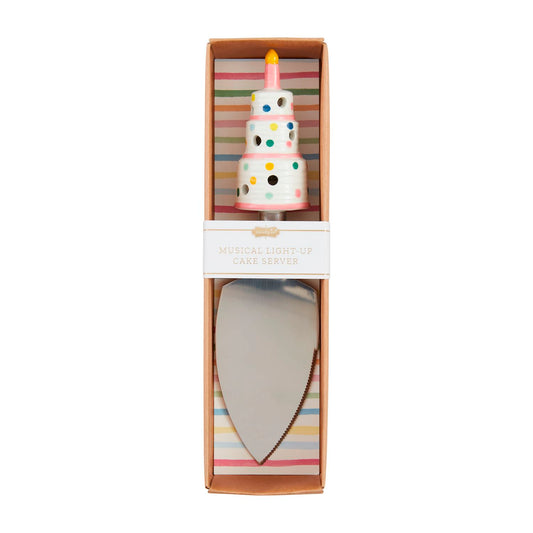 Mud Pie Musical Light-Up Cake Server