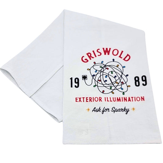 Exterior Illumination Color Christmas Kitchen Towels