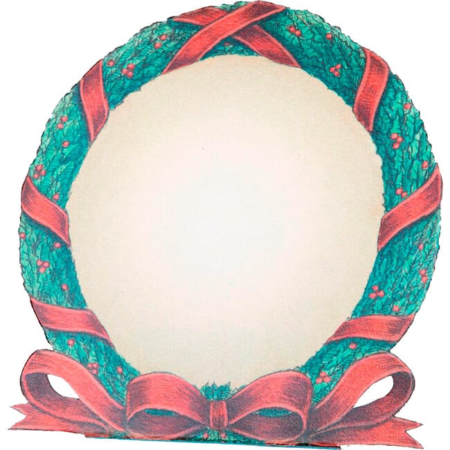 Hester & Cook Oh Christmas Wreath Placecard