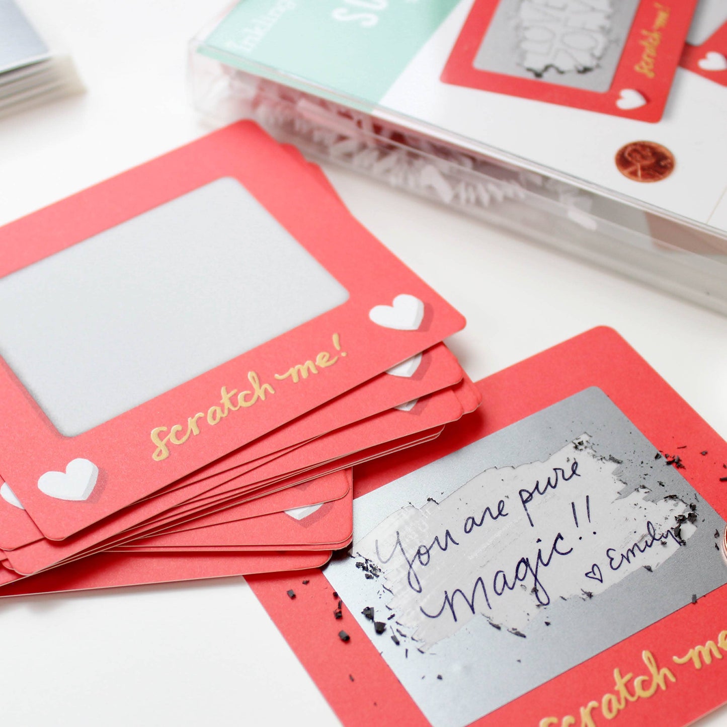 Scratch-off Valentine Cards - Scratch-A-Sketch