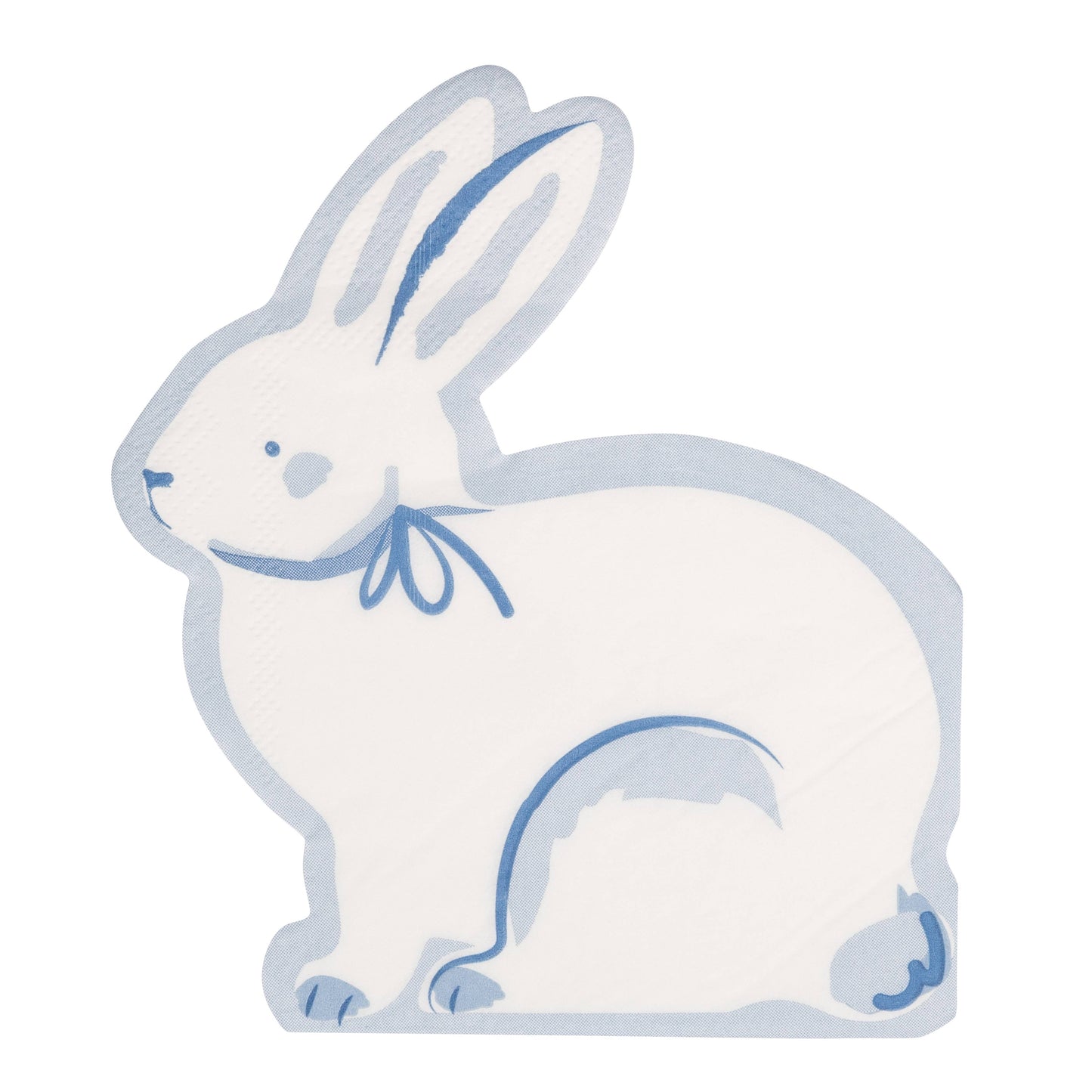 BLU1238 - Bunny Shaped Dinner Napkin