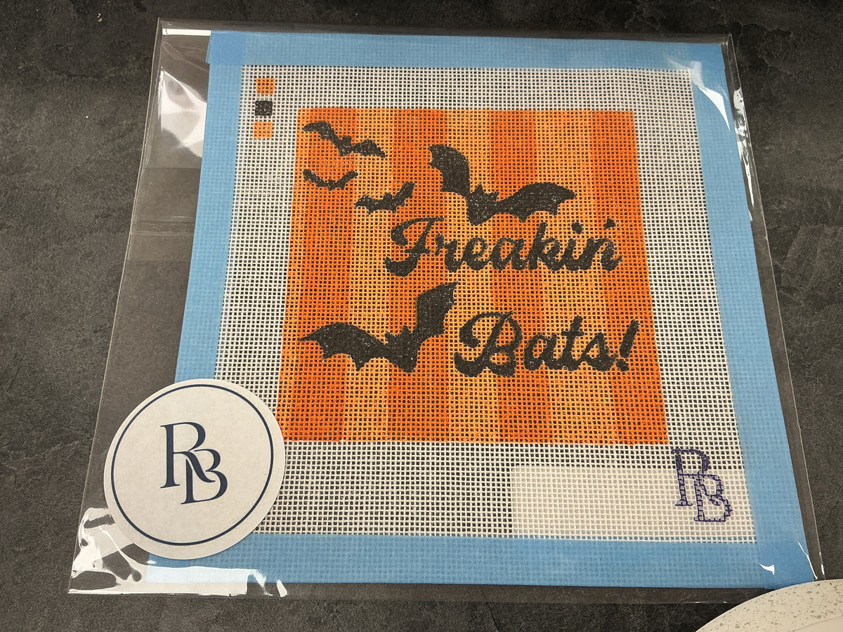 Freakin bats RB needlepoint