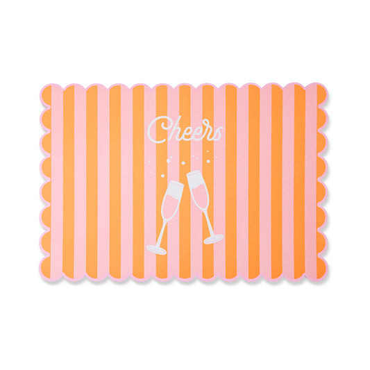 30pk Paper Placemats - Champagne