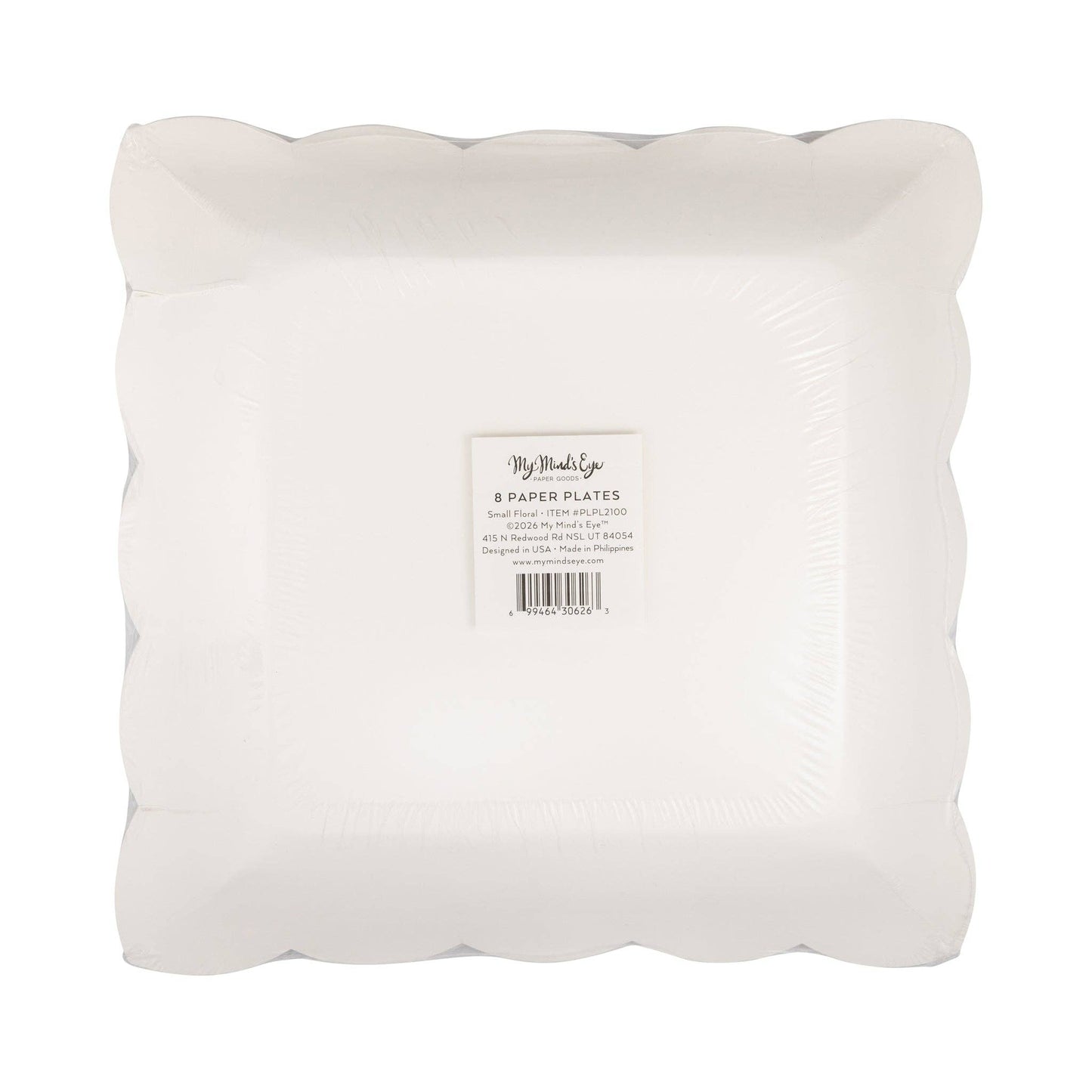 PLPL2100 - Small Floral Paper Plate (8ct)