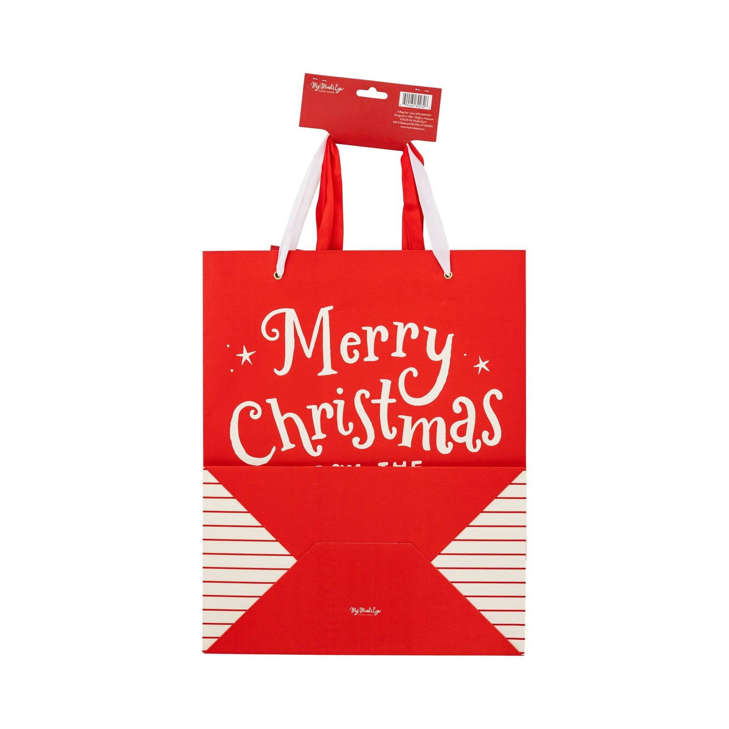 North Pole Christmas Gift Bag Set