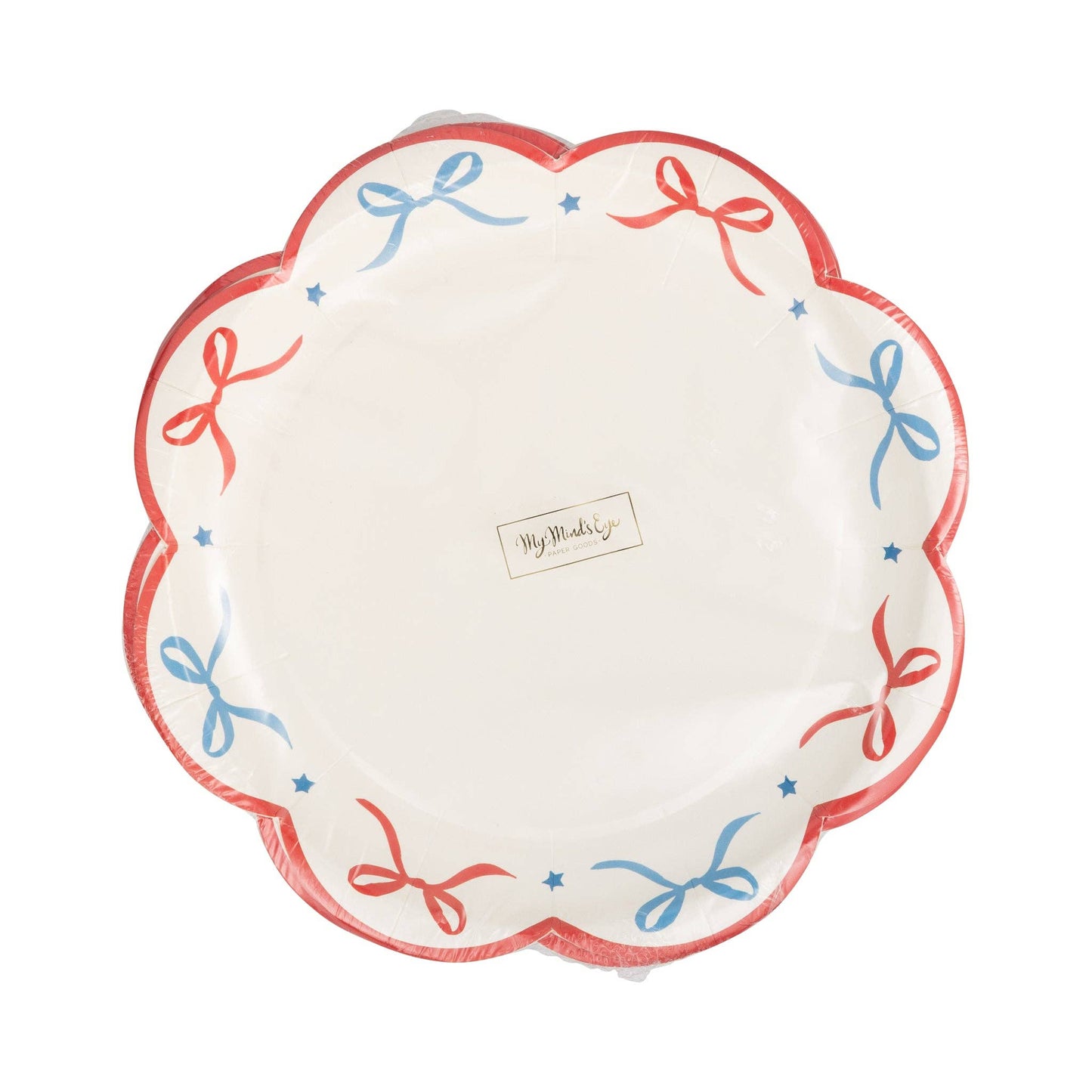 BAM1240 - Bow Edge Paper Plate - 8"