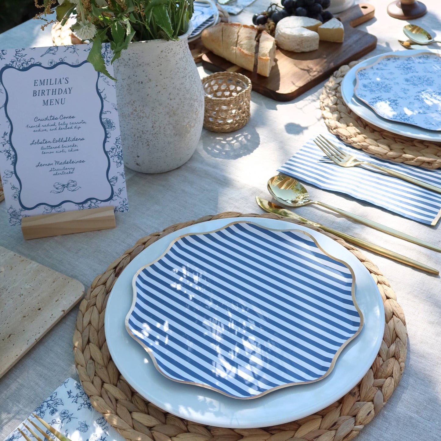 Hamptons Toile - Small Plates