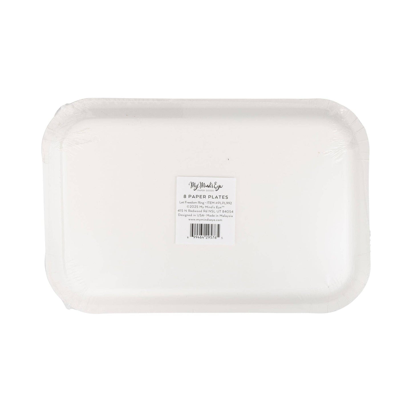 PLPL992 - Let Freedom Ring Plate (8 ct)