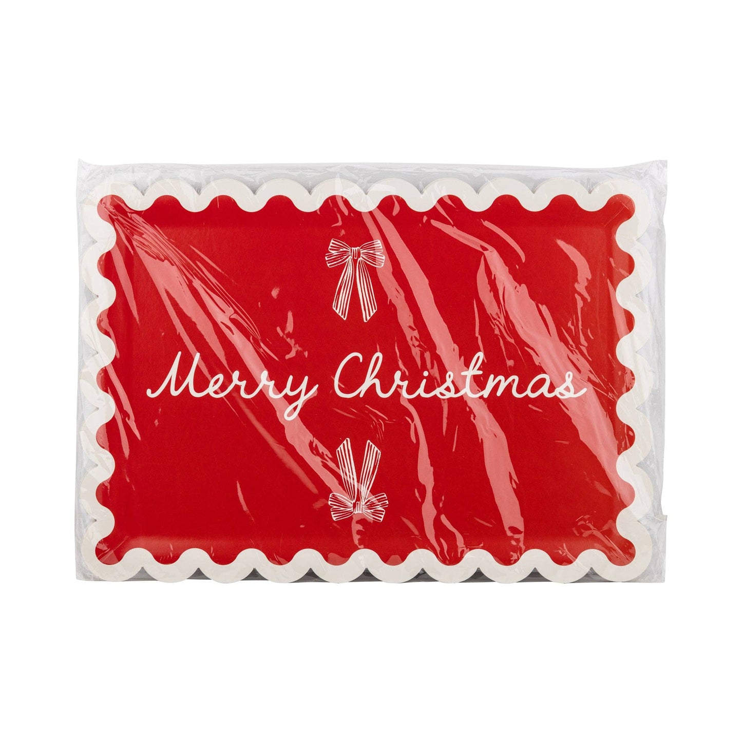Merry Christmas Paper Platter