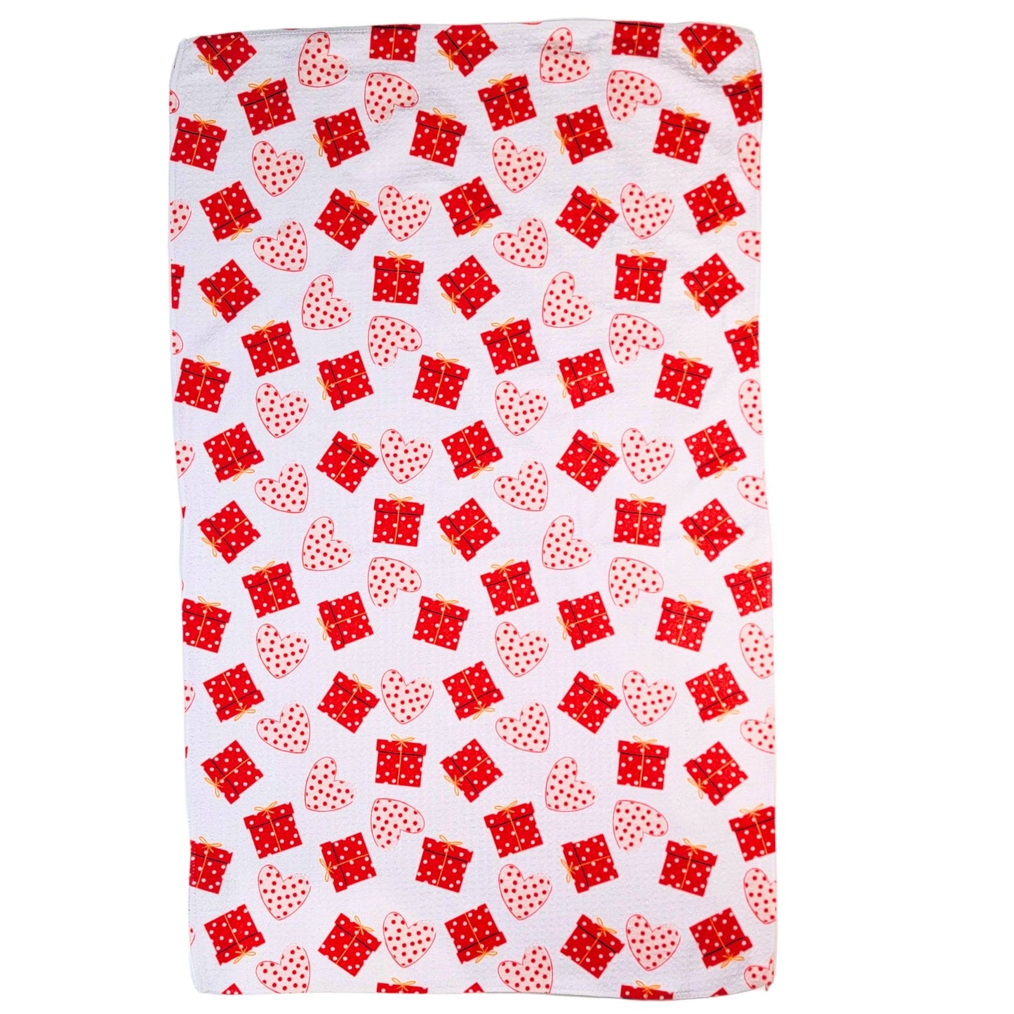 Valentines Gifts & Candy Waffle Weave Towels - Home Decor
