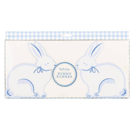 Blue Bunny Banner