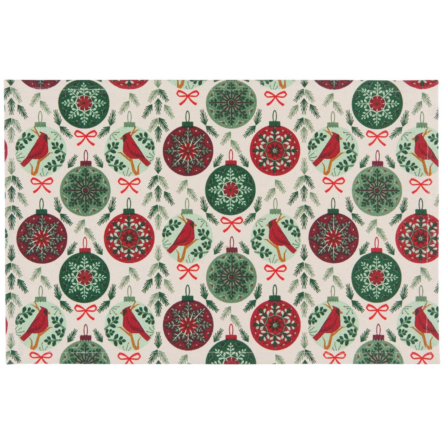 Good Tidings Christmas Printed Placemat