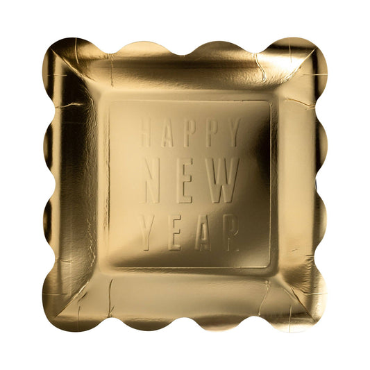 NYE1241 - Happy New Year Embossed Plate