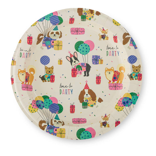 16pk Dinner Plates - Dogs