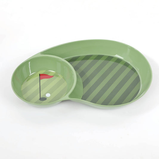 16" Golf-Themed Melamine Chip and Dip Platter