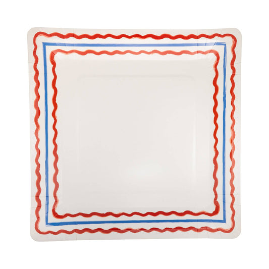 USA1243 - Border Paper Plate - 11"