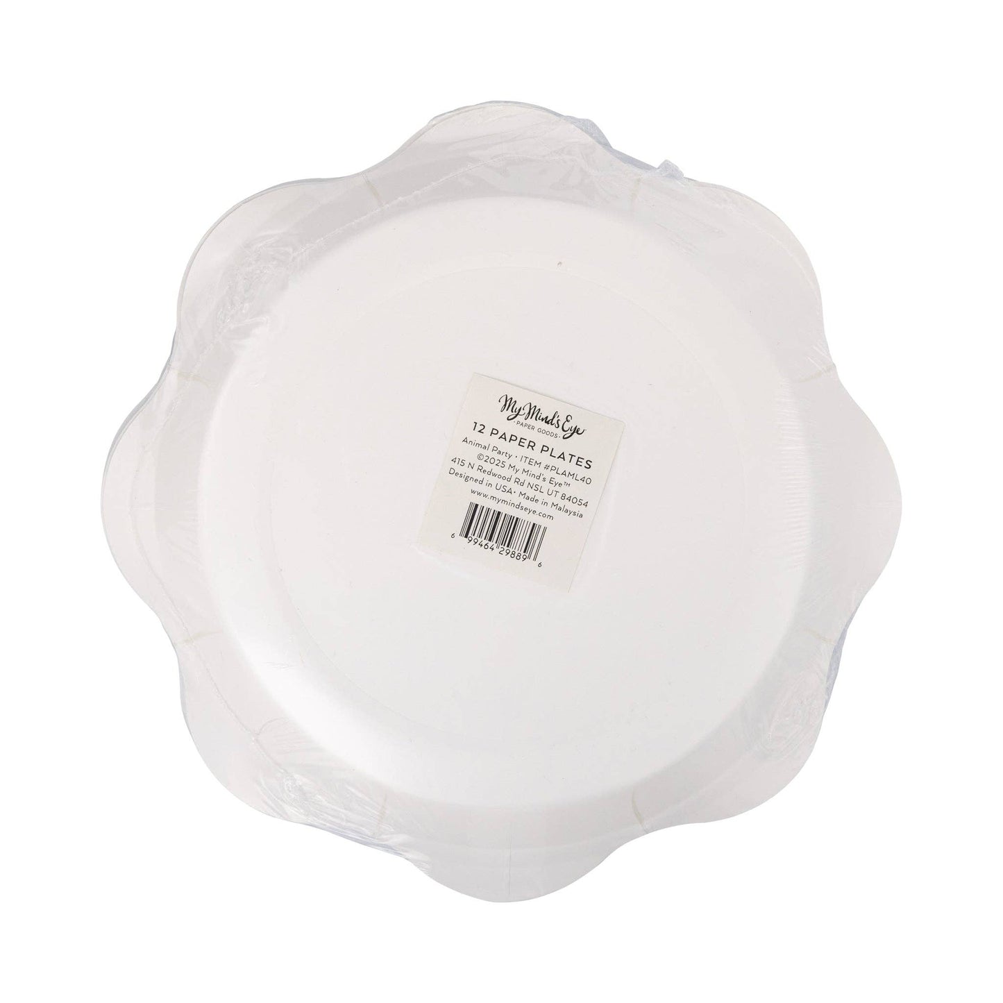 PLAML40 - Animal Party Plate