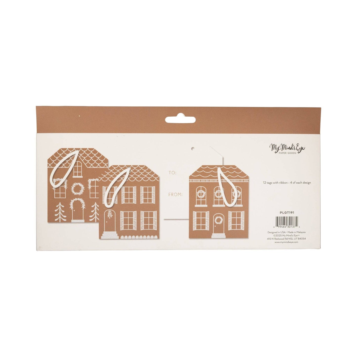 Gingerbread Houses Tag Set