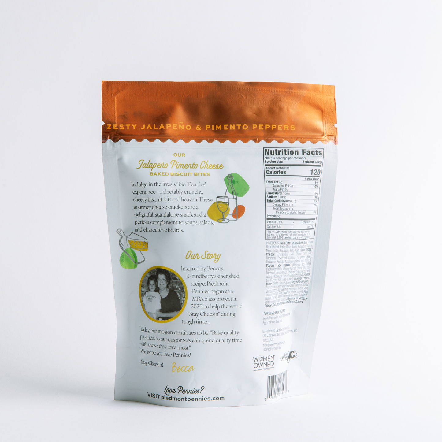 Jalapeno Pimento Cheese, Medium Pouches, (20)