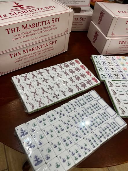 The Marietta Mahjong Tile Set (Cobb County | Marietta | Marietta City) Locally Made