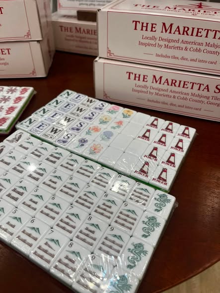The Marietta Mahjong Tile Set (Cobb County | Marietta | Marietta City) Locally Made