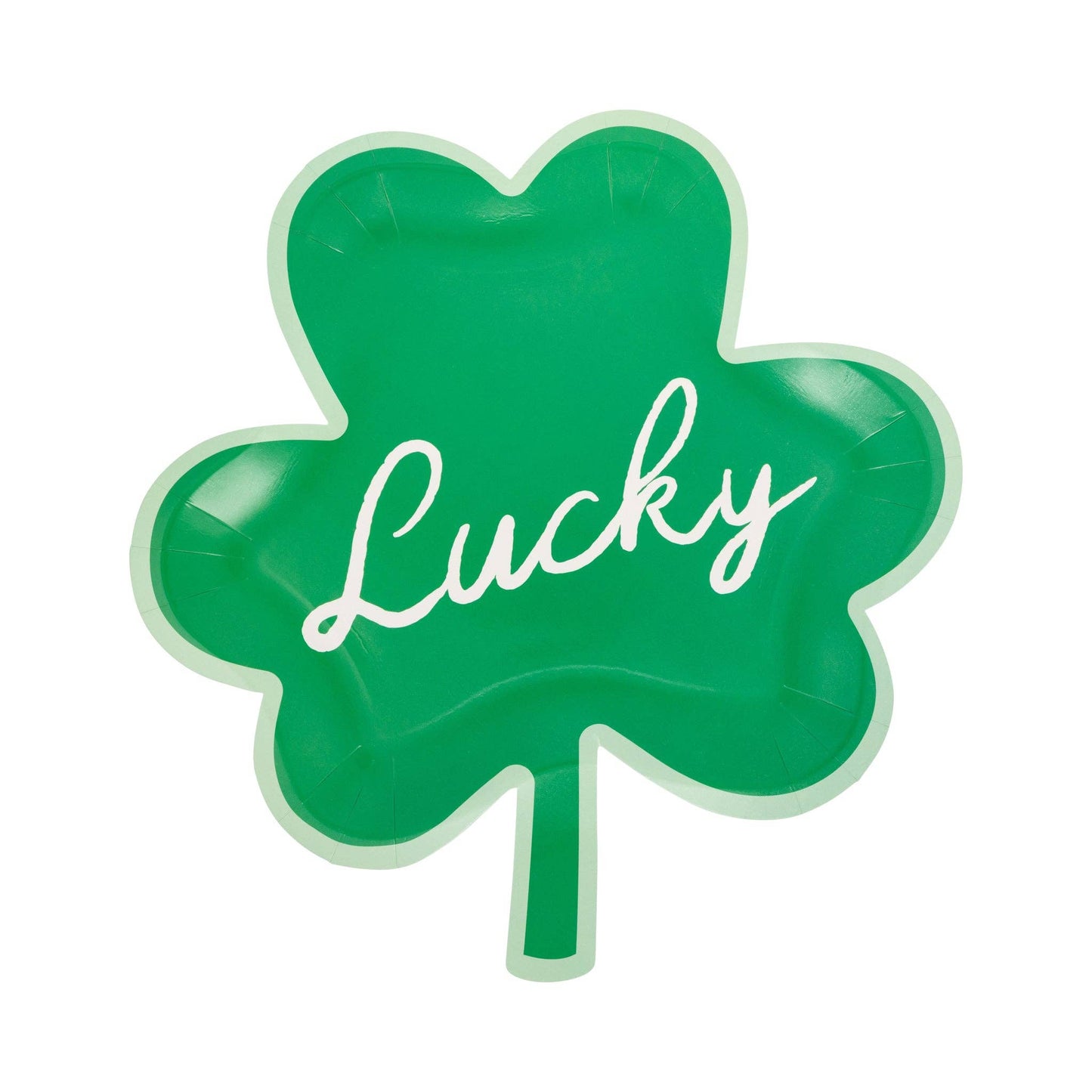 SPD1240 - Lucky Shamrock Shaped Plate