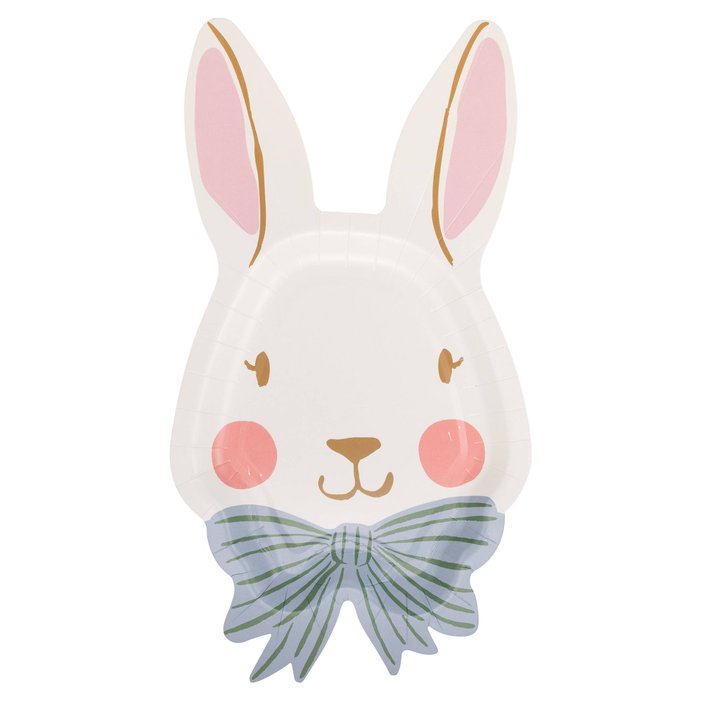 HOP1241 - Bunny Face Shaped Plate