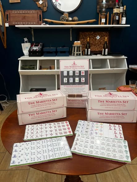 The Marietta Mahjong Tile Set (Cobb County | Marietta | Marietta City) Locally Made