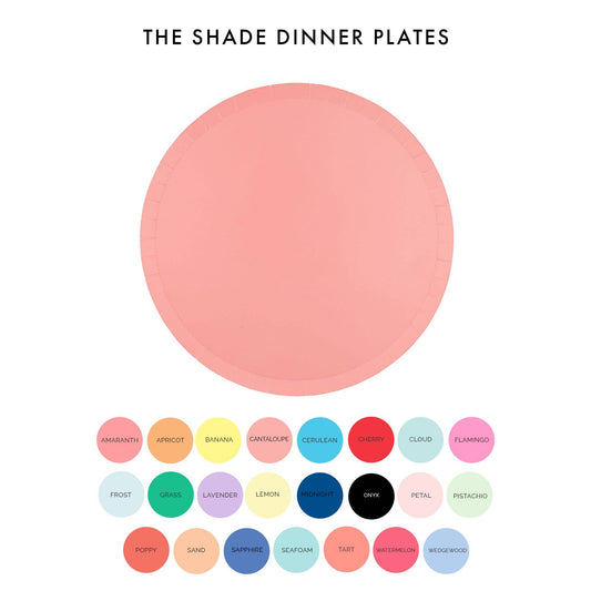 Shades Dinner Plates - 8 Pk. - 23 Color Options