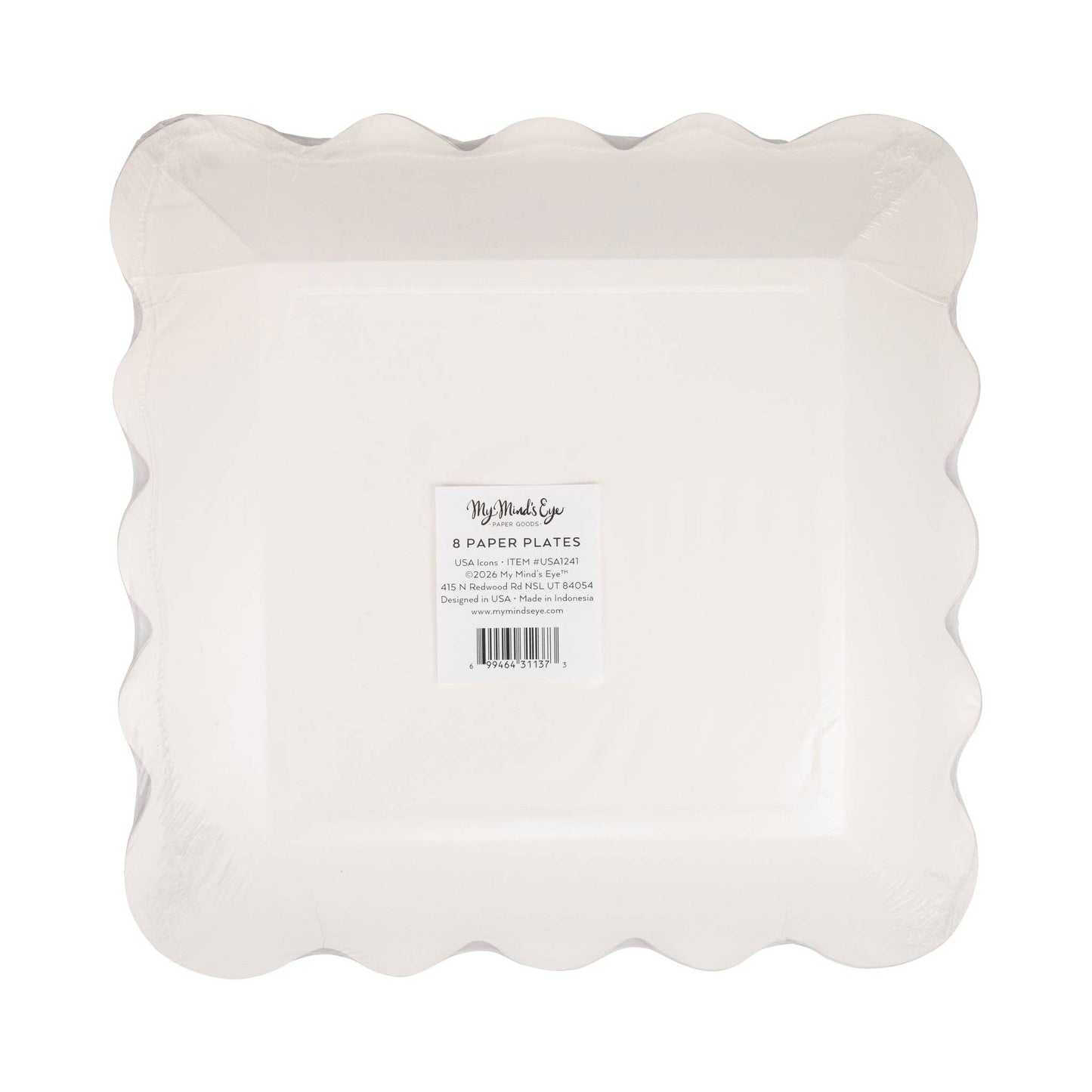 USA1241 - USA Icons Paper Plate - 9"