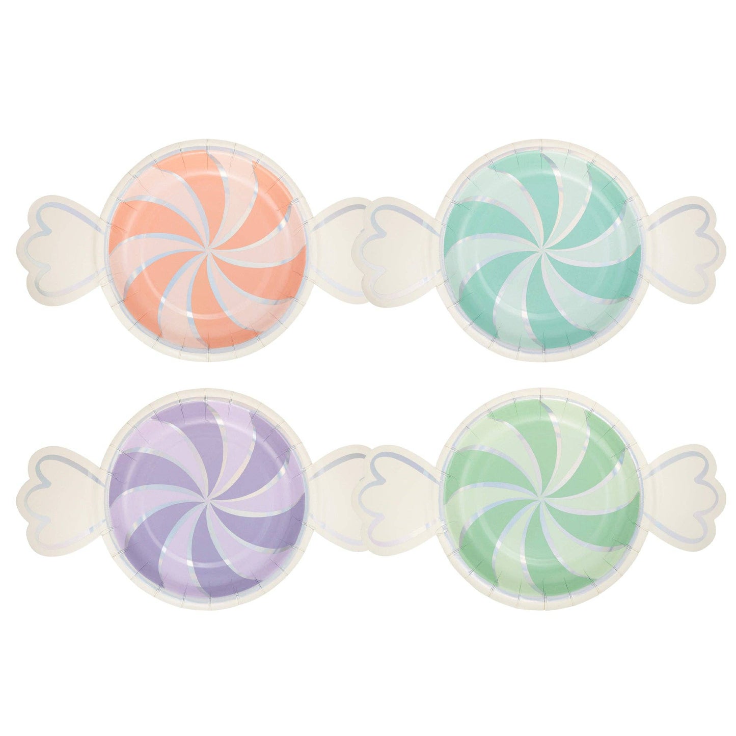 Christmas Candy Paper Plate Set