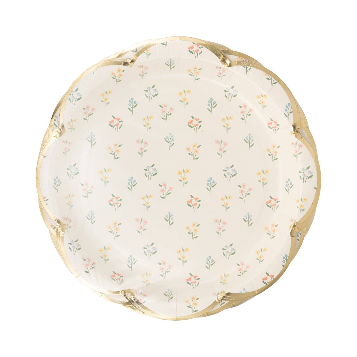 PLPL2029 - Tiny Floral Paper Plate (8ct)