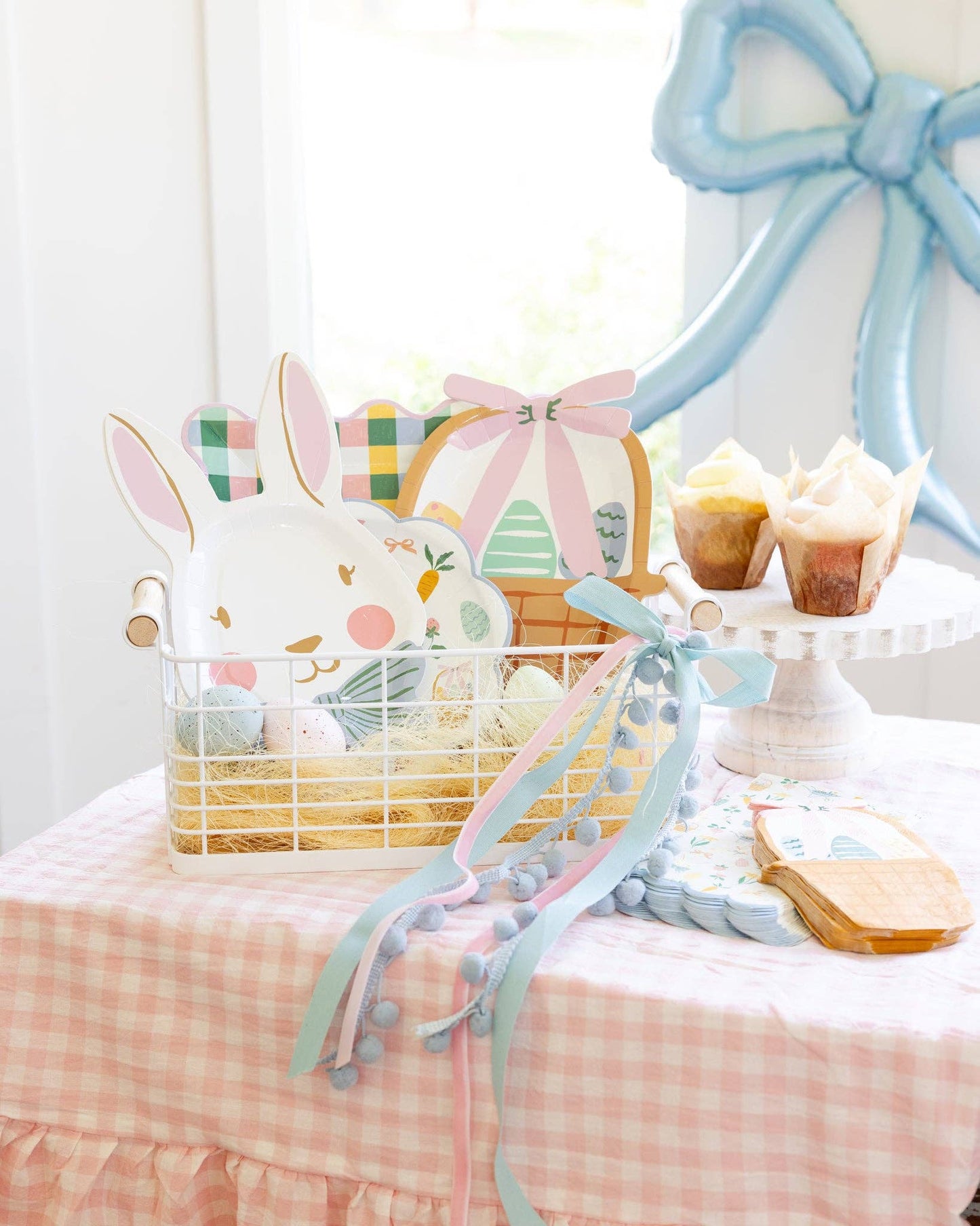 HOP1241 - Bunny Face Shaped Plate