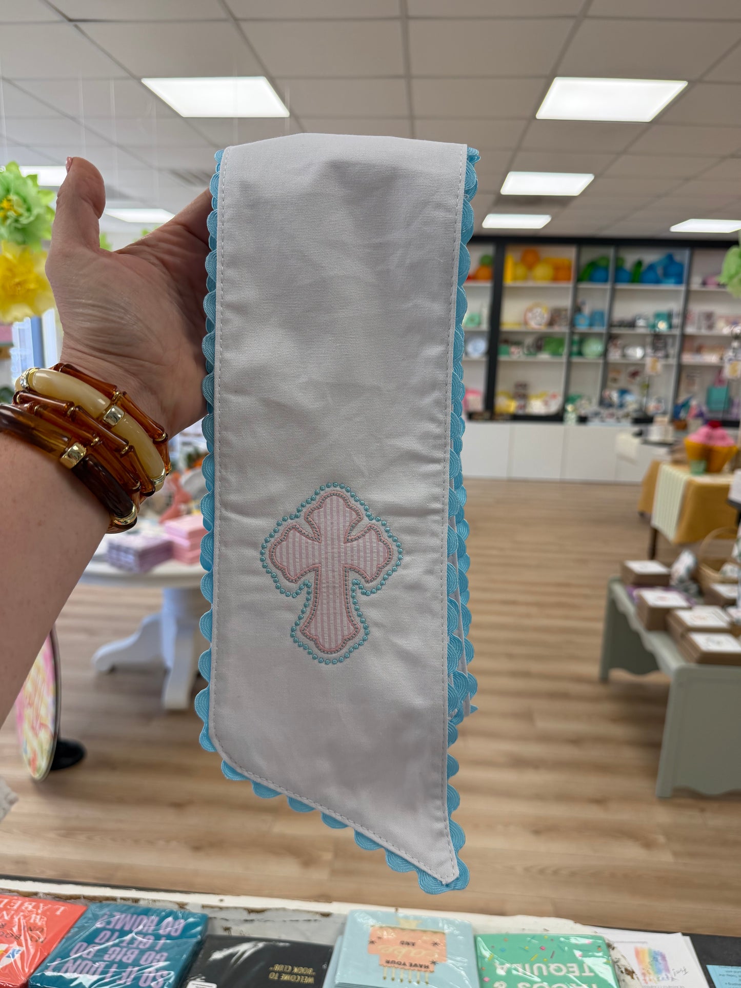 Easter wreath Sash He is Risen