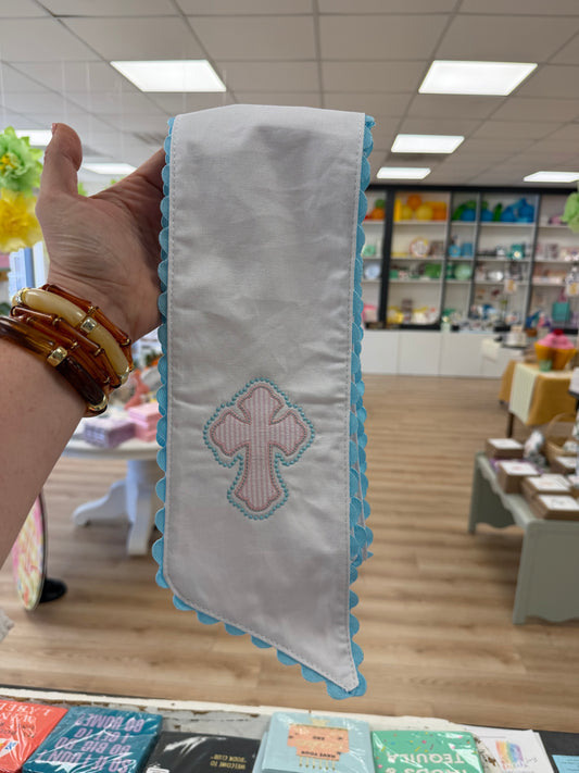 Easter wreath Sash He is Risen