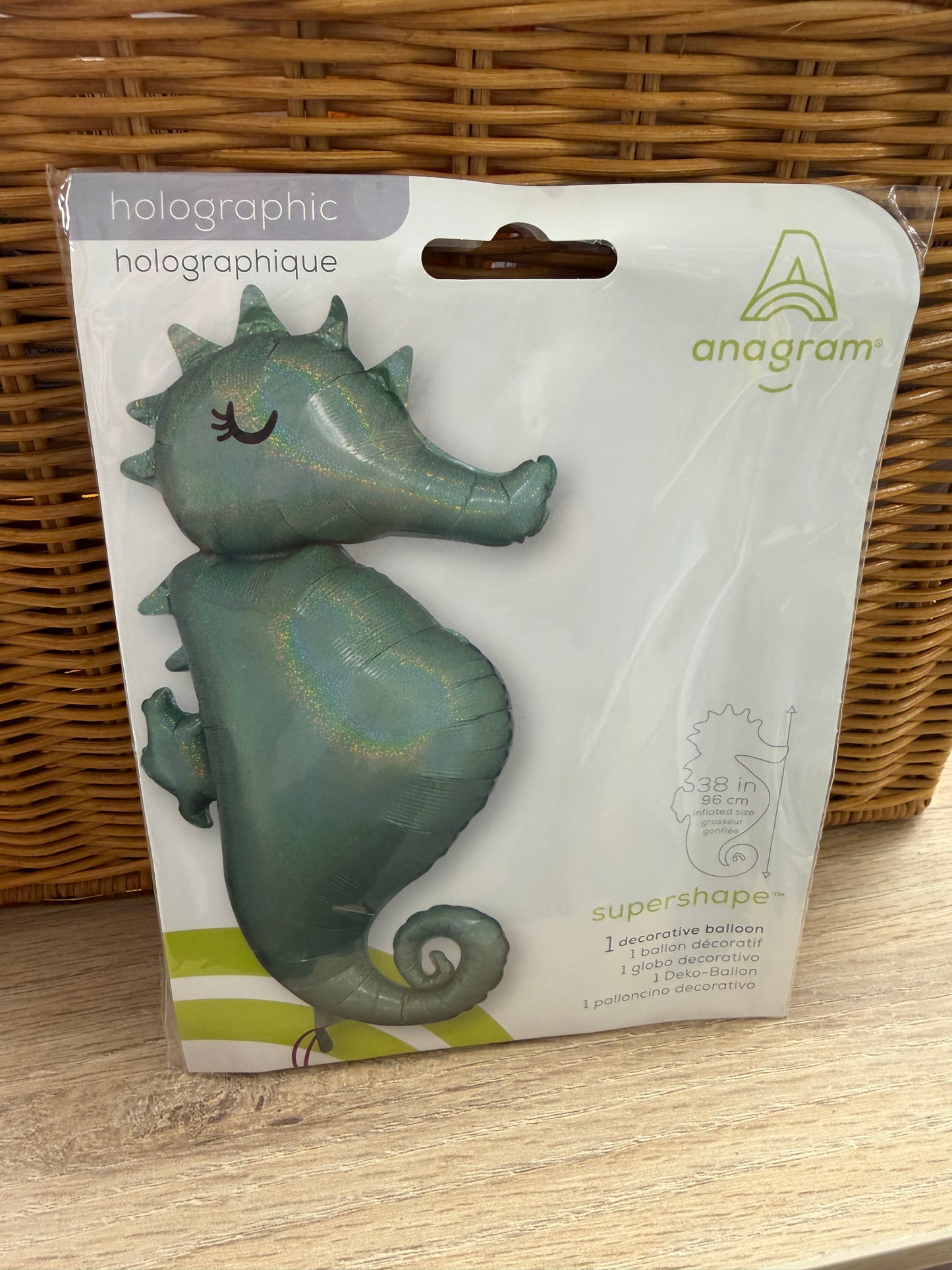 Seahorse Foil Balloon