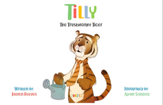 Zooziez- Tilly the Trustworthy Tiger book and plush
