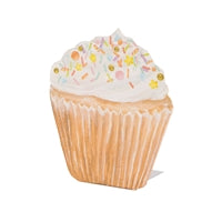 Hester & Cook Cupcake Place Card