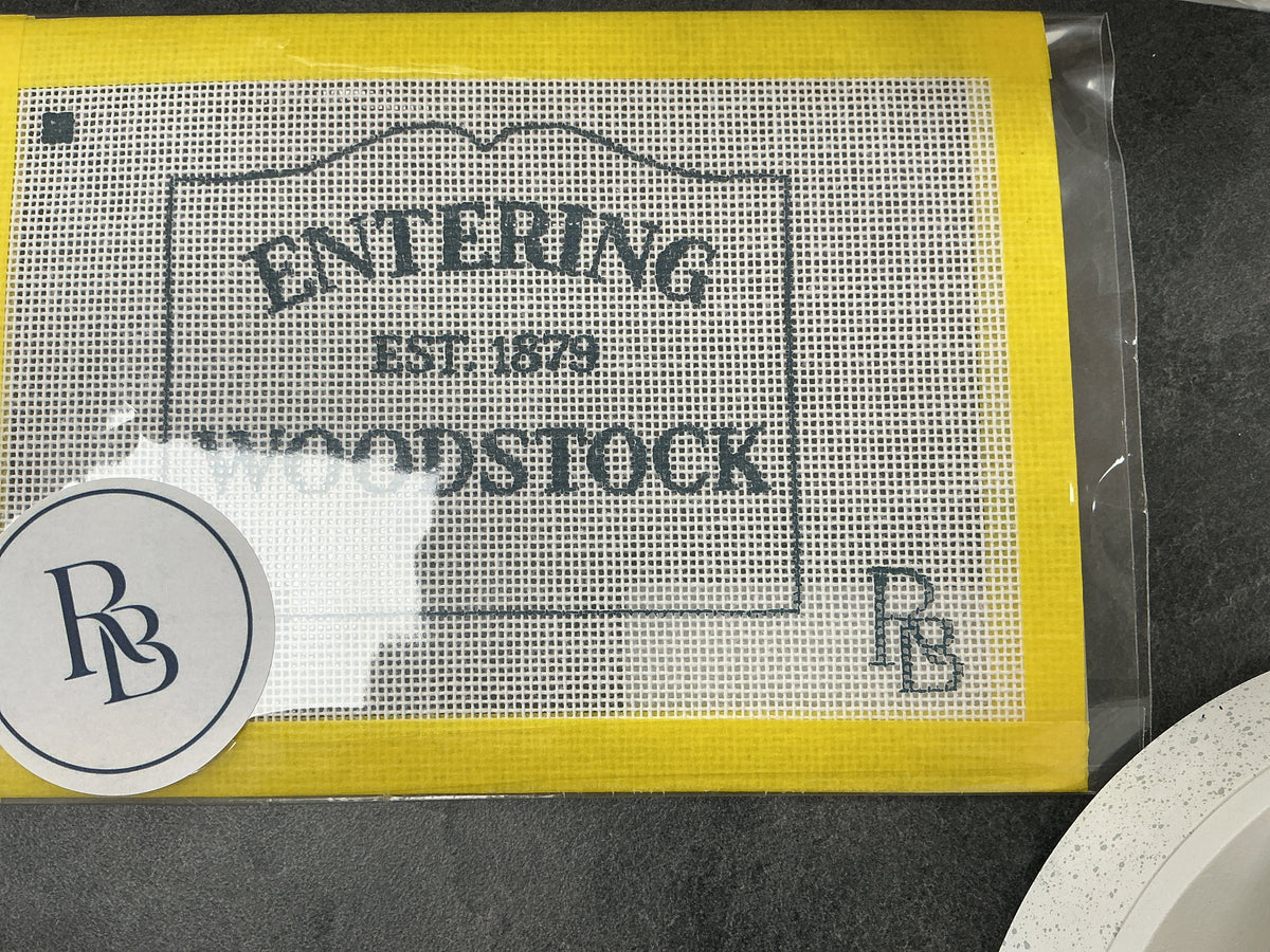 Entering Woodstock RB Needlepoint