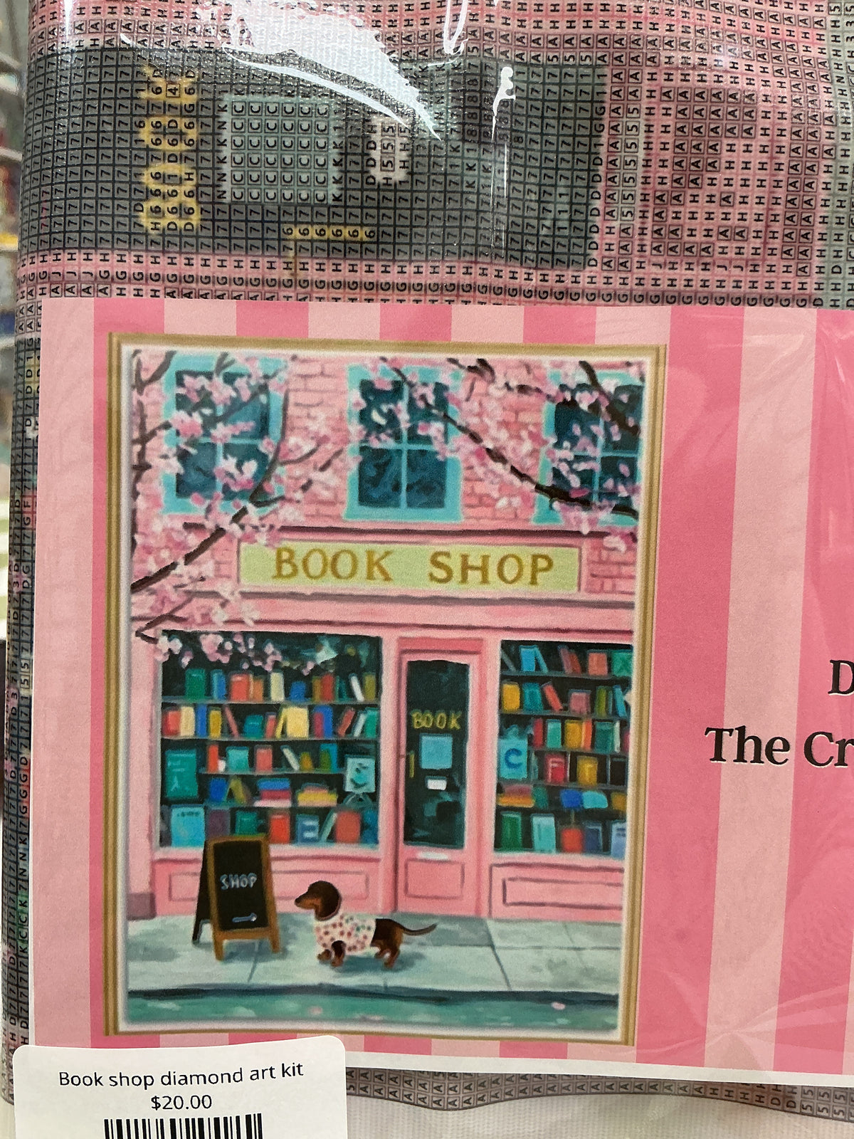 Book shop diamond art kit