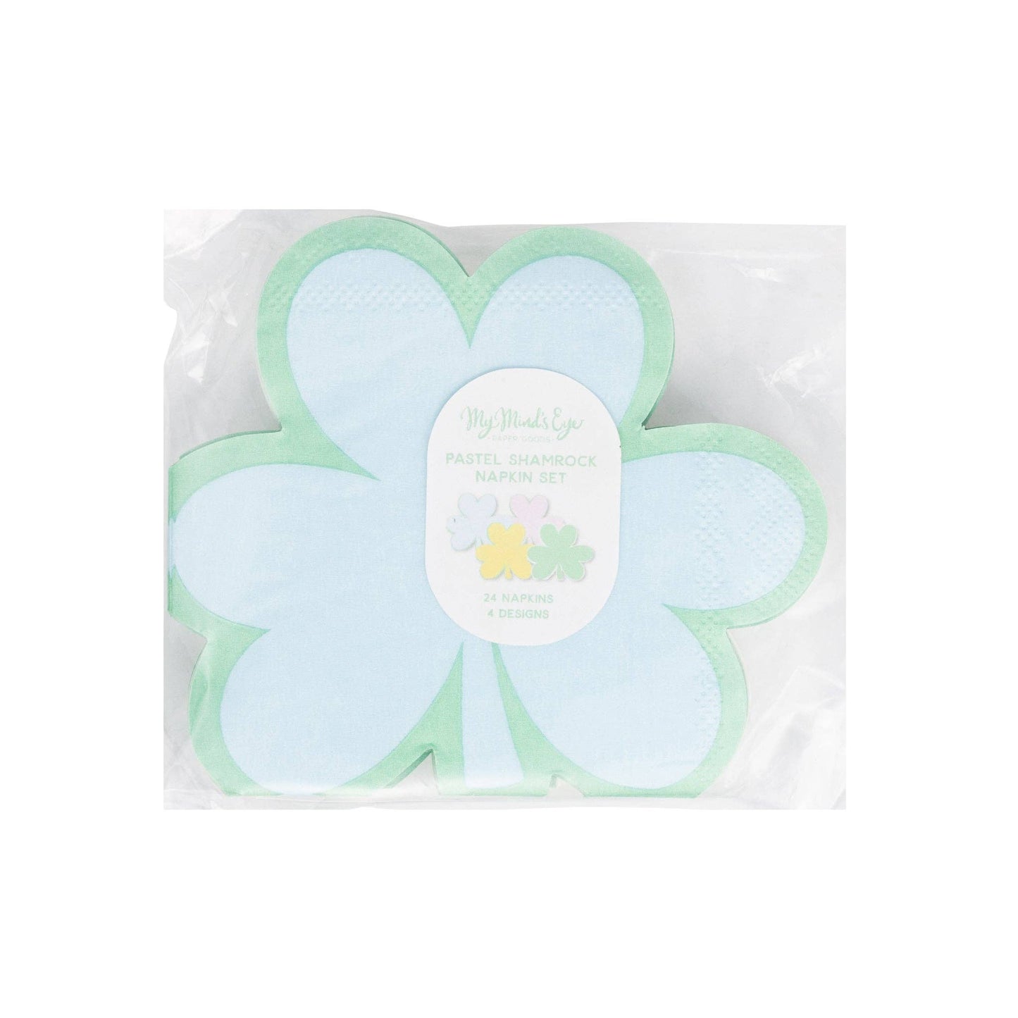 PSP1239 - Pastel Shamrock Cocktail Napkin Set