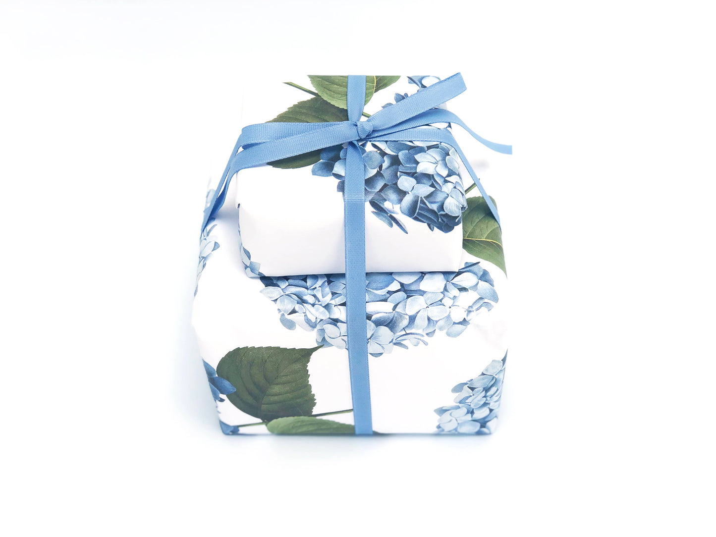 Blue Hydrangea Gift Wrap | Luxury Wrapping Paper by JOSIL Paperie