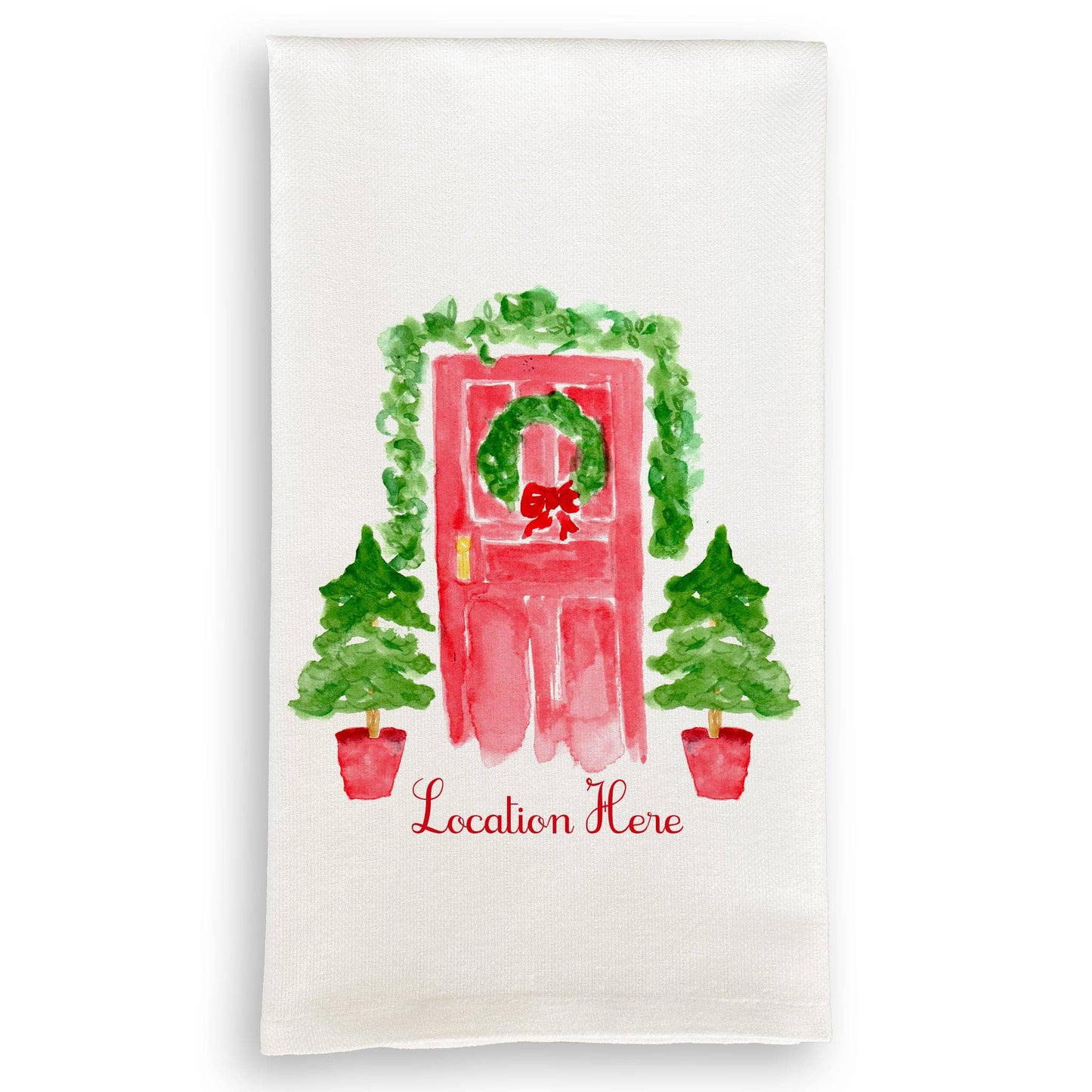 Marietta Red Door Tea Towel