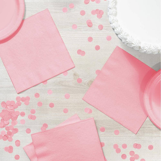Bulk Classic Pink Luncheon Napkin 2ply (600 per Case)