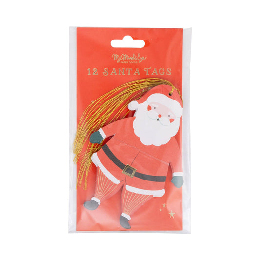 Santa Oversized Tags