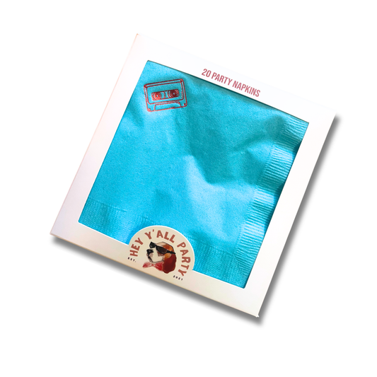 Mint Julep White Party Napkins