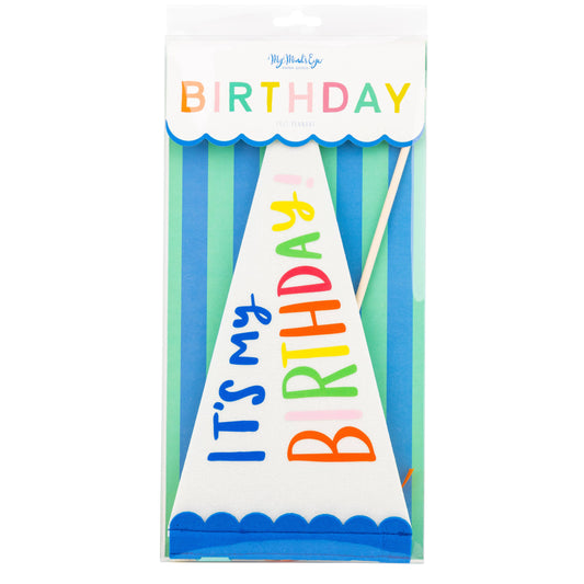 PLBDY04 - Bright Birthday Felt Pennant Banner