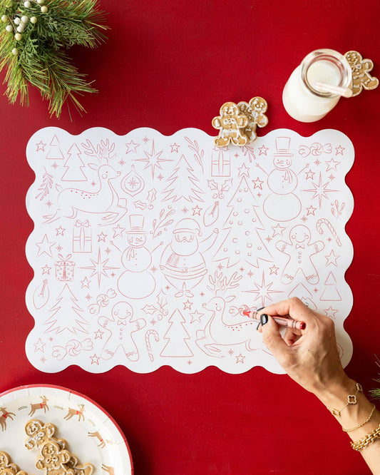 Christmas Coloring Activity Placemats