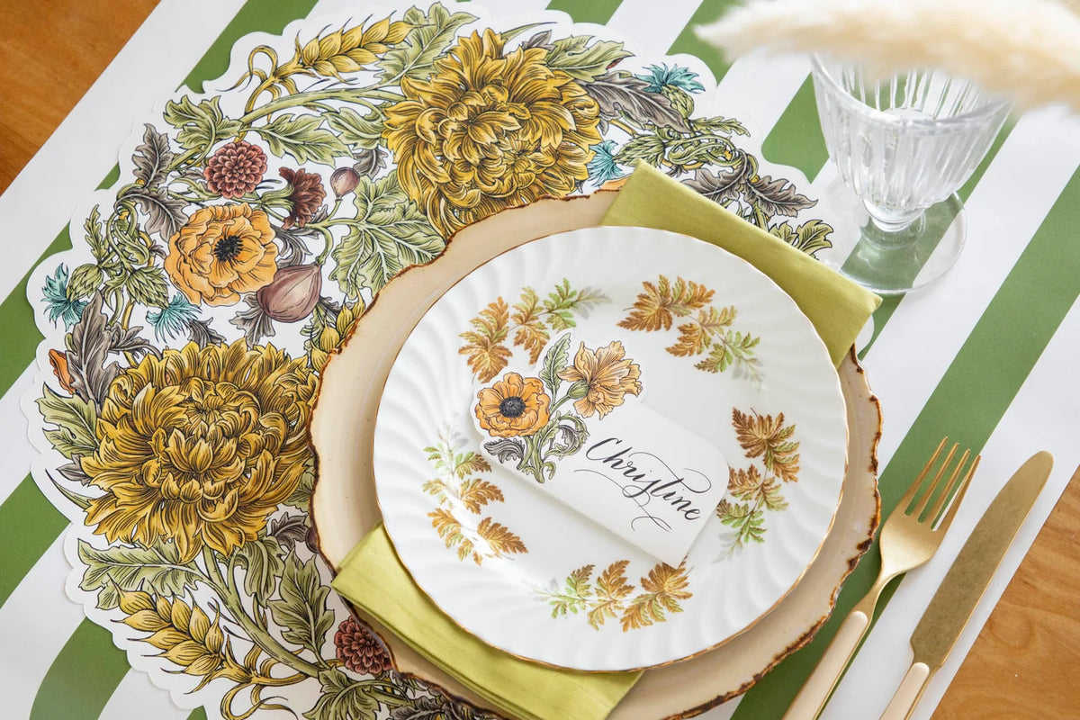 Hester & Cook Autumn Acanthus Wreath Placemat