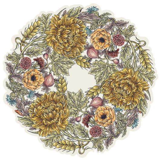 Hester & Cook Autumn Acanthus Wreath Placemat